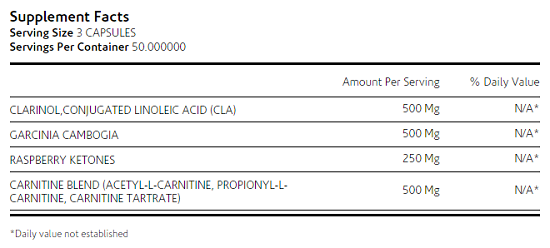 quadralean ingredients