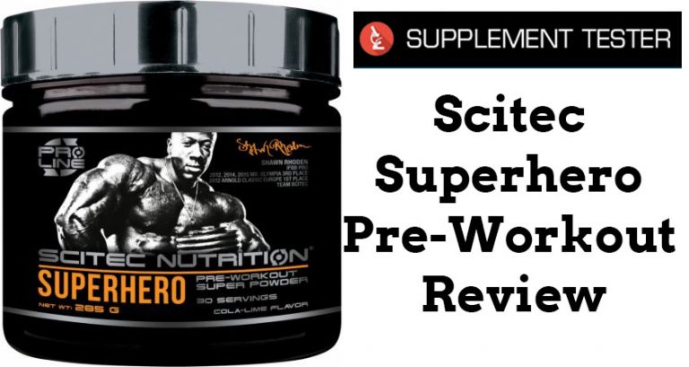 Scitec Superhero Pre Workout Review Ingredients Side