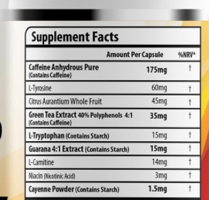 Thermodrone-Extreme-Burner-Ingredient-List-Review