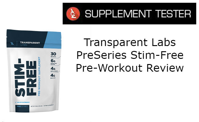 PreSeries Stim-Free Pre-Workout Review