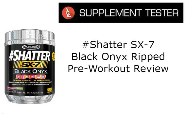 #Shatter SX-7 Black Oynx Ripped review