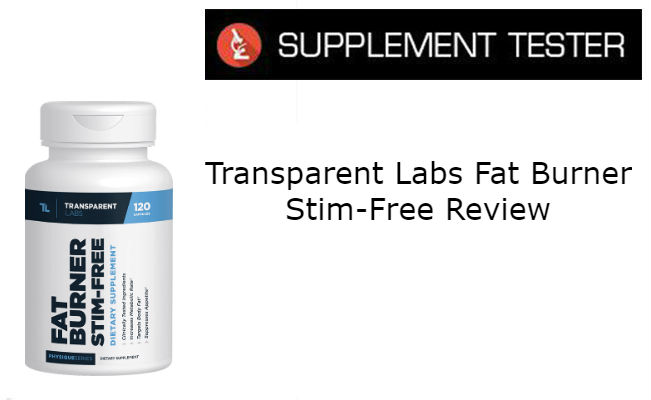 Transparent Labs Fat Burner Stim-Free Review