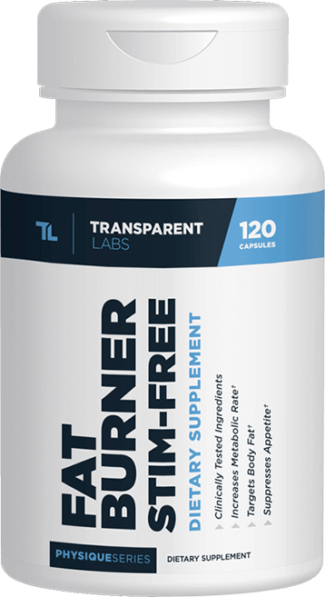 Transparent Labs Fat Burner Stim-Free bottle