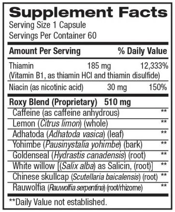 RoxyLean ingredients